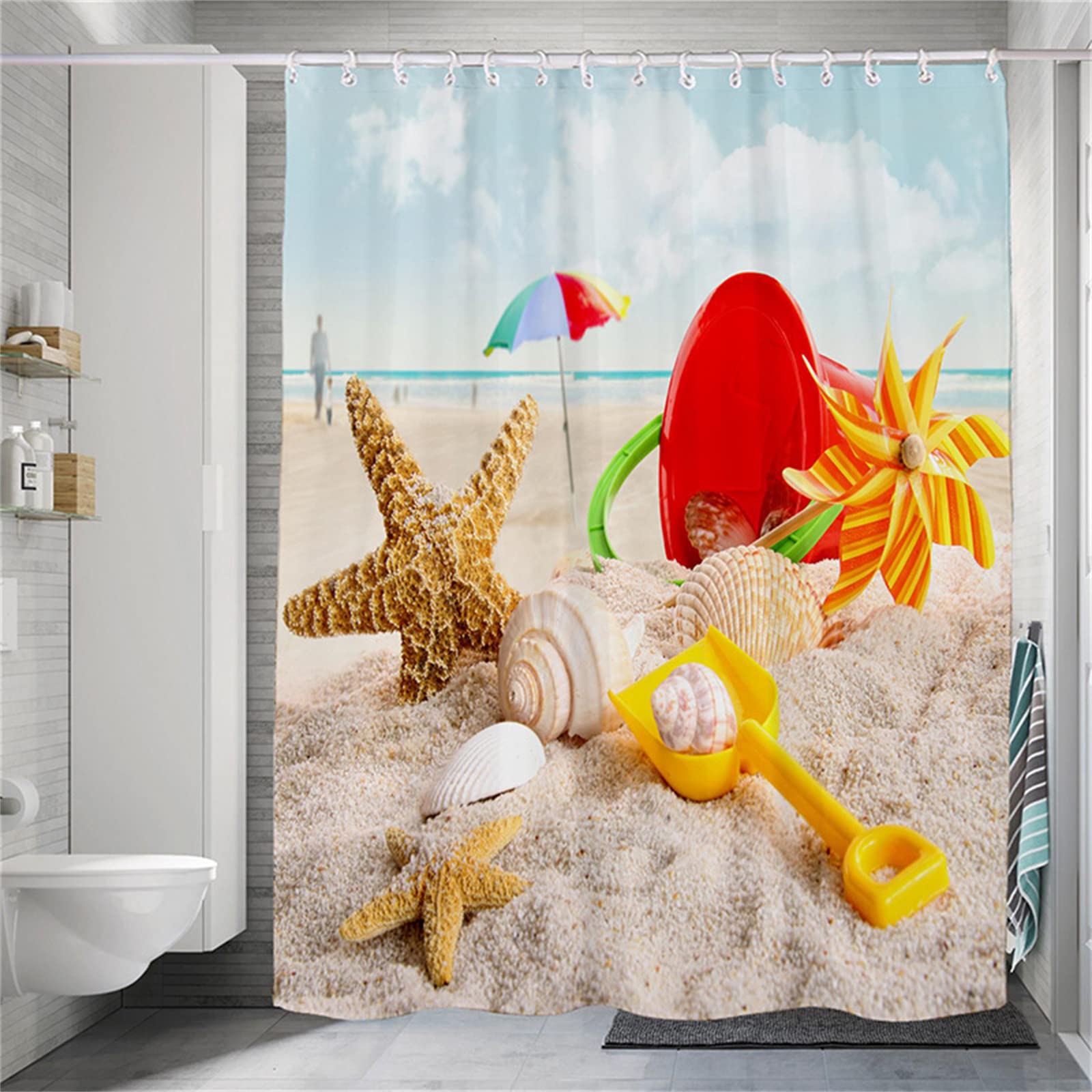 シャワーカーテン 防カビ 黄色い花 シャワーカーテンポリエステル防水