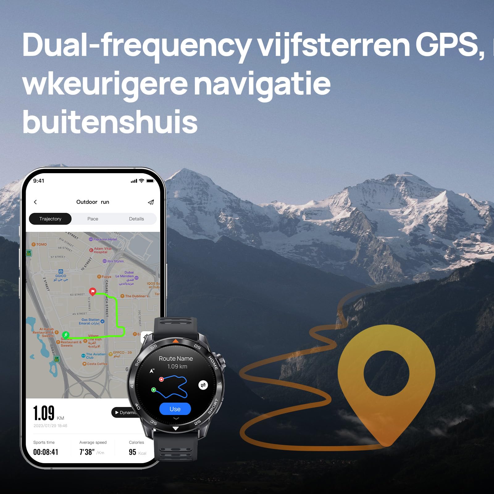 Mibro GS Pro2 Montre Connectée Homme Sport 1,43 AMOLED avec GPS