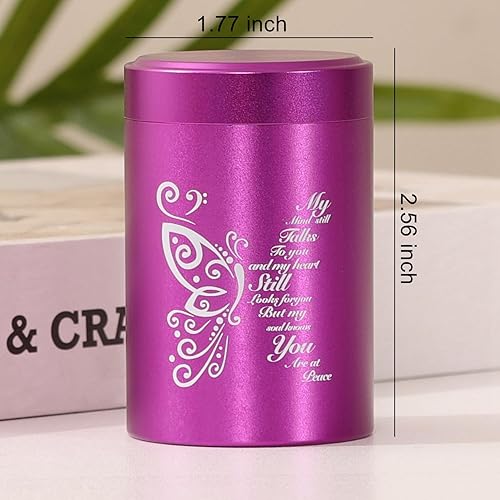 Miniatura 10 de Mini urnas de cremación de hasta 7 pulgadas cúbicas para cenizas humanas, urnas pequeñas para cenizas, para adultos, machos y mujeres, urnas de