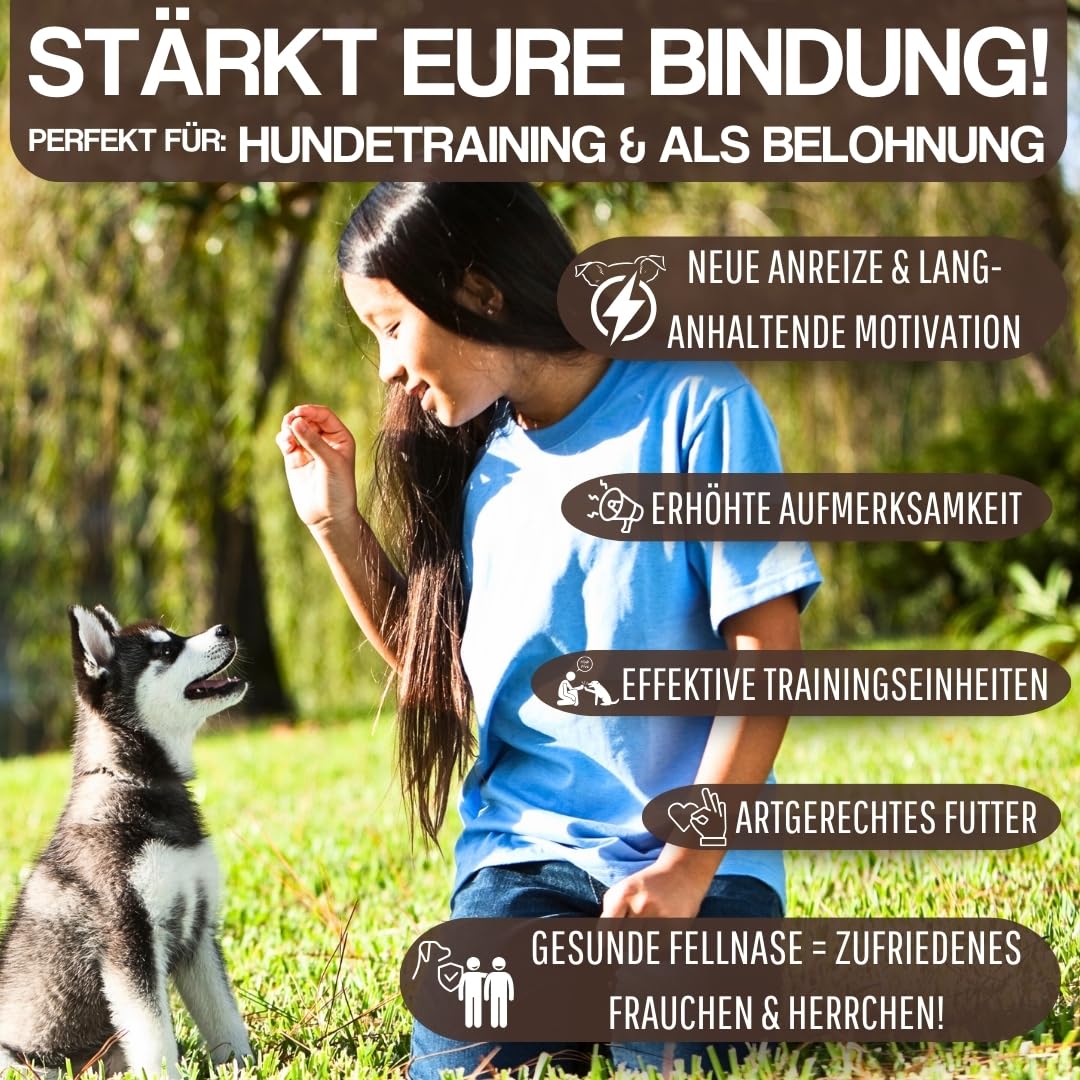 WEPO Leckerlies - 1kg Rinderlunge getrocknet - Rinderlungenwürfel für Hunde | Gesunde Trainingssnacks für Hunde - Dog Treats - Premium Kausnack - Liefert Proteine, Vitamine & Mineralien