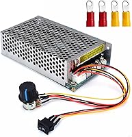 Vista 1 de Industrial Grade PWM DC Motor Speed Controller, DC 10V-50V / Rated 60A / Max 100A Industrial Grade DC Brush Motor Controller with Fuse & CW/CCW
