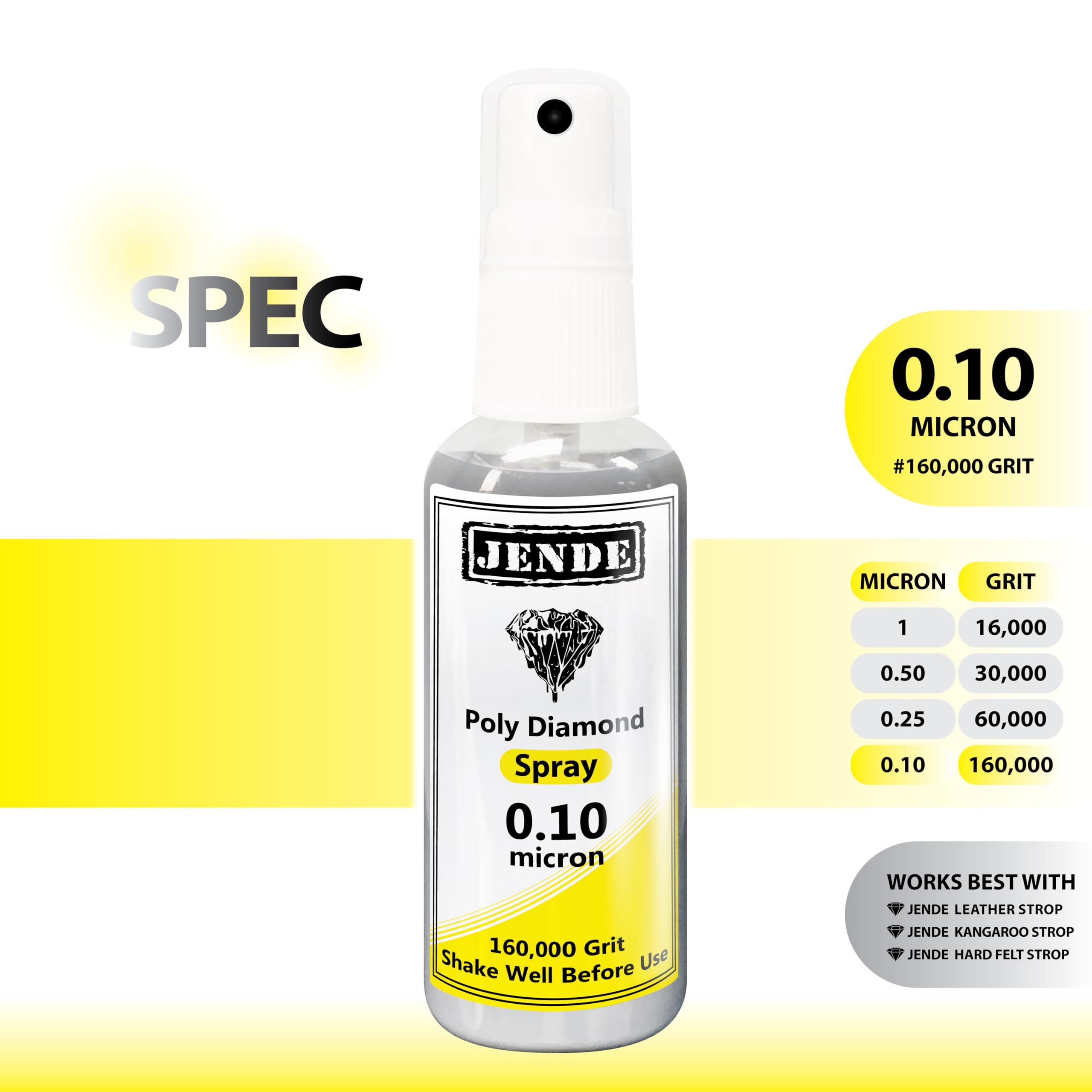 Amazon.com: Jende Poly Diamond Stropping Spray 50ml | Custom