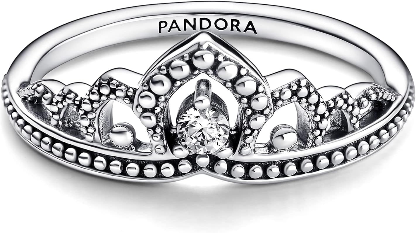 PANDORA Anillo Moments 192233C01-52 Tiara real