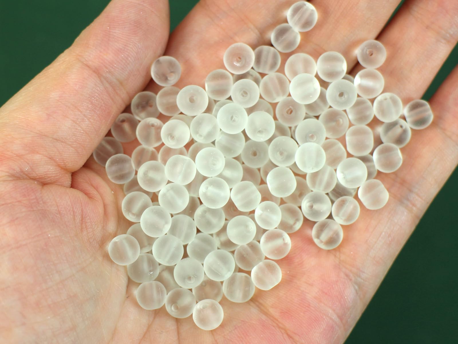 900 szt. 6 mm matowe białe matowe szklane koraliki do produkcji biżuterii, okrągłe kryształowe koraliki, bransoletka, luźne koraliki do produkcji biżuterii, kolczyki, naszyjniki, rękodzieło