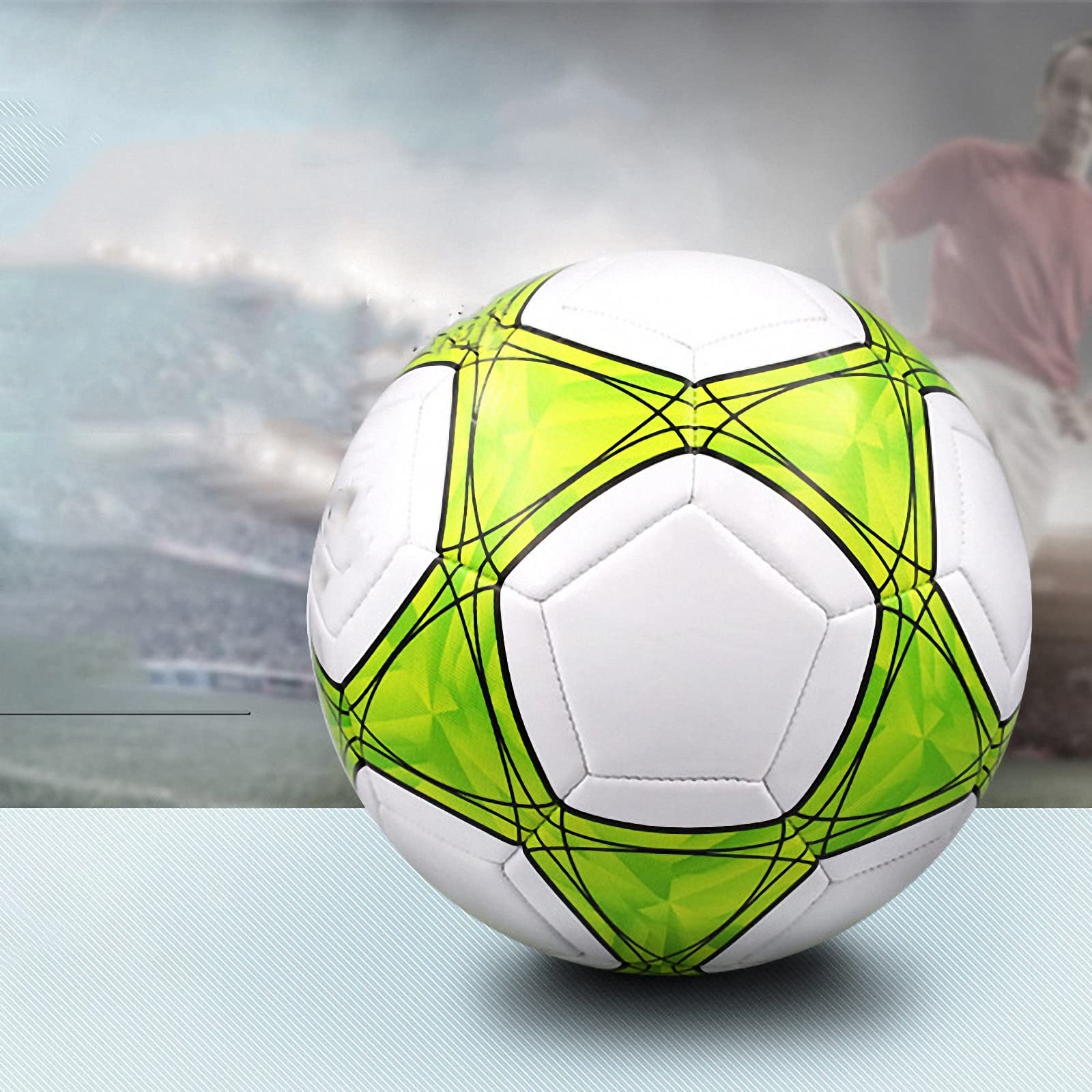 Balón de fútbol Infantil tamaño 3/4/5 con Bomba,Especial para Juegos de Entrenamiento de Adultos,Pelota de Entrenamiento de Rendimiento competitivo Juvenil al Aire Libre