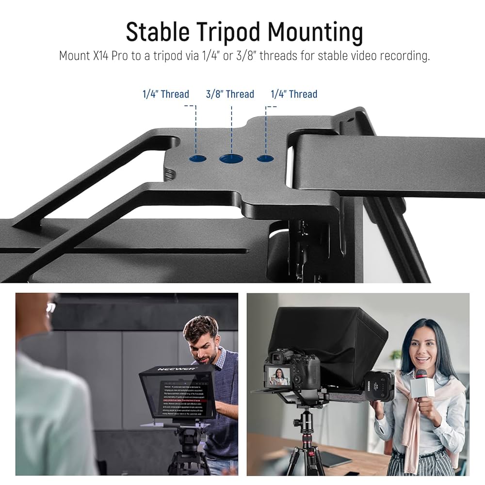 【未使用品】 テレプロンプター X14 RT-110 NEEWER Amazon.com : NEEWER Teleprompter X14 with RT-110 Remote