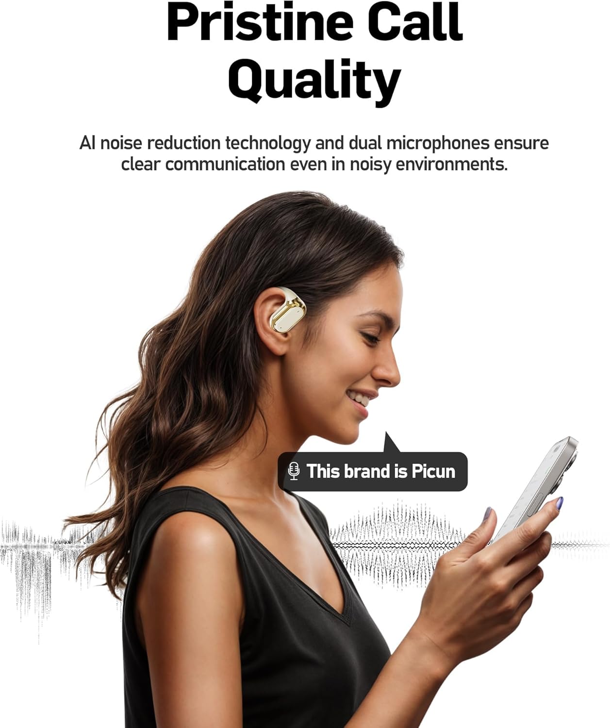 Open Earbuds – True Wireless Open Ear Bluetooth5.4...