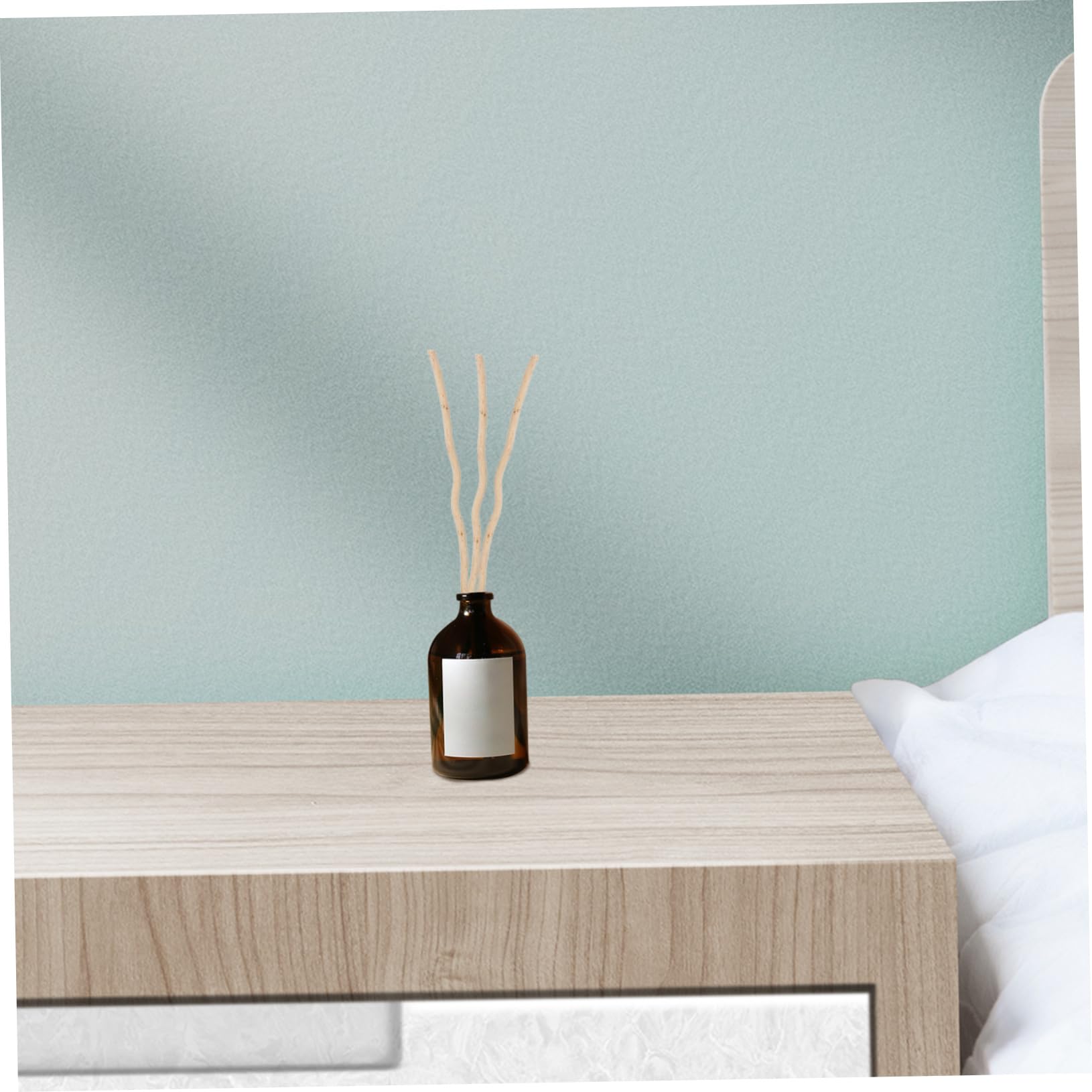 VALICLUD 4 Sätze Aromatherapie-Stick Schilf Duftend Natürlich Schüttgut Duftstöcke Streifen Öle Für Diffuser Bad Rosa Öldiffusor Enthalten Diffusor-Sticks Wesen Beige Hölzern 50 Stück * 4