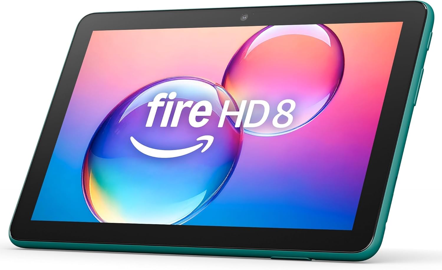 Like-New Amazon Fire HD 8 tablet (newest model), 8” HD Display, 3GB memory, 32GB, designed for portable entertainment, Emerald
