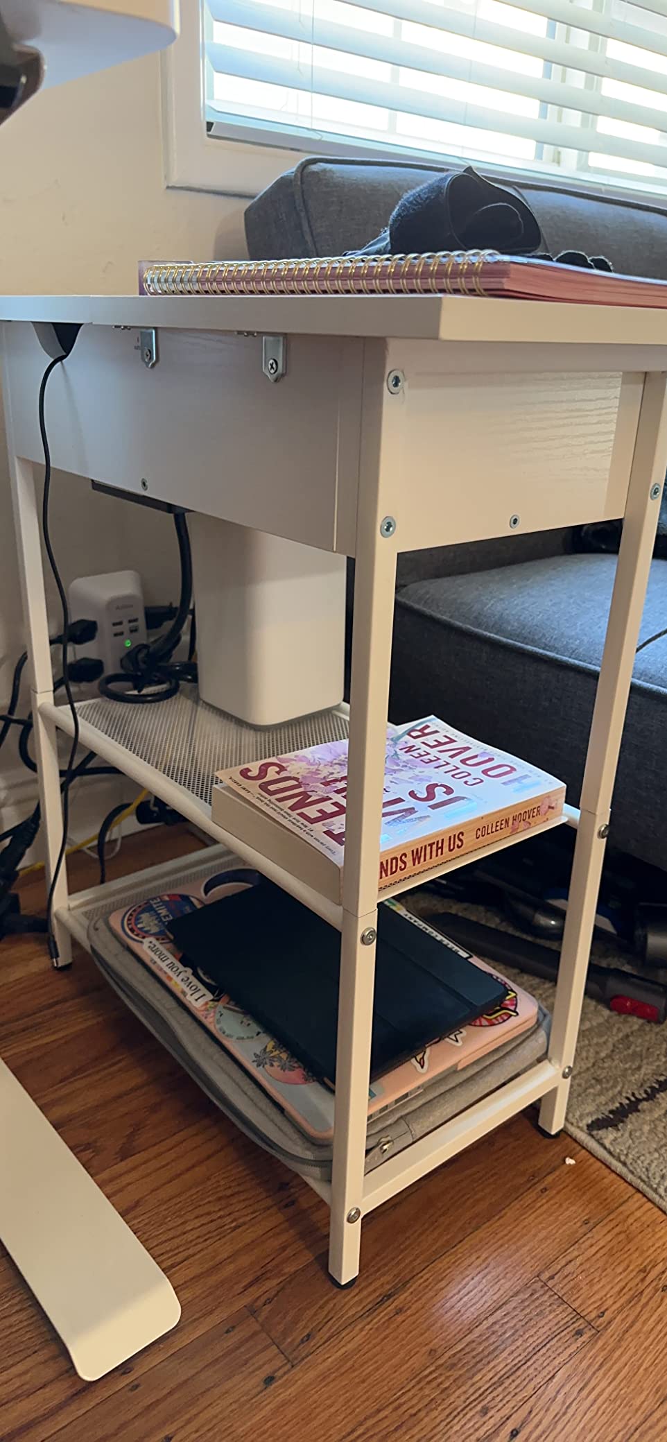 13/mo Finance SAUCE ZHAN Sofa Side Table with USB Ports and Outlets