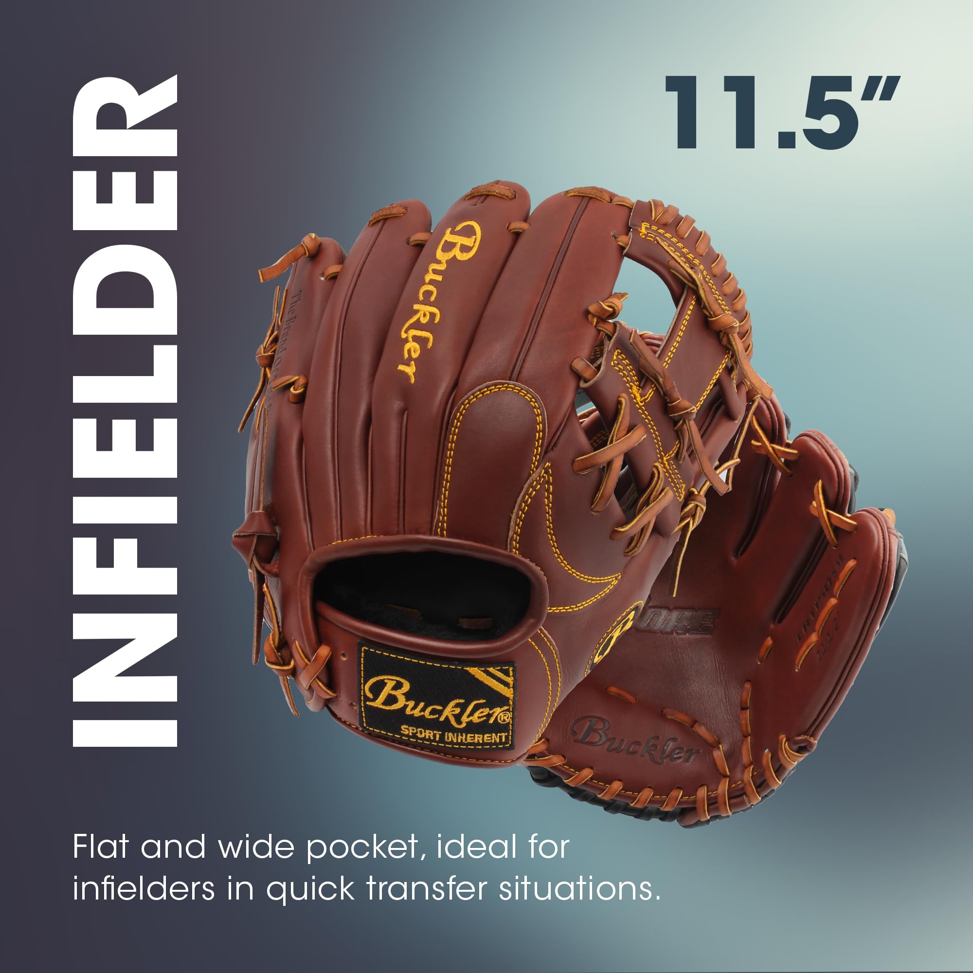 Amazon | Buckler 'Core' シリーズ - KIP レザー野球グローブ