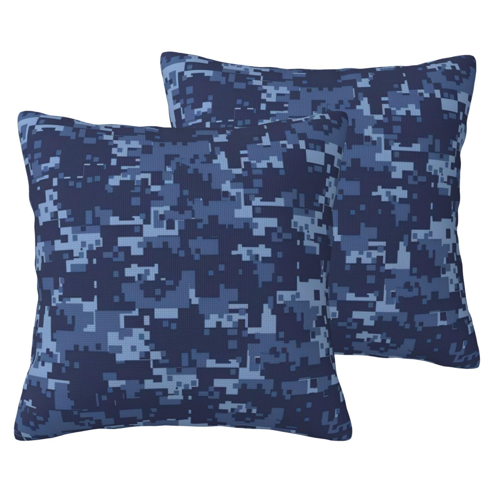 Taies d'oreiller motif camouflage pour décorer un salon industriel