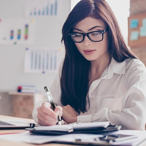 Miniatura 5 de Crtiin 36 bolígrafos estilográficos desechables, bolígrafos de tinta de secado rápido para el regreso a clases, bolígrafos de caligrafía de