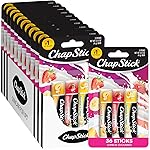 ChapStick Bulk Lip Balm, Fruit & Cream Collection, 3-Packs (12 Sets/36 Tubes) - Sweet & Delicious Lip Care, Birthday Gifts, Party Favors, Stocking Stuffers, 0.15 Oz Ea