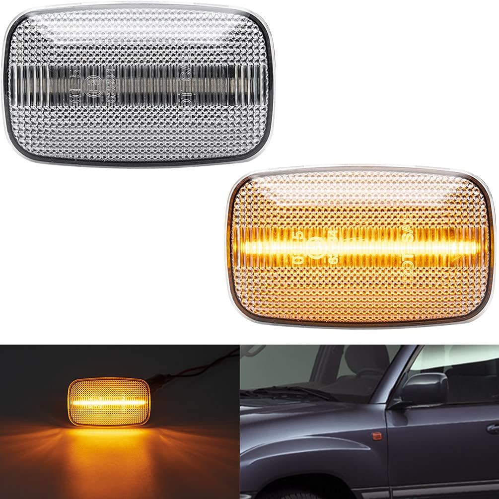 Buy NJSBYL LED Side Marker Lamps for Toyota FJ Cruiser Hilux Land