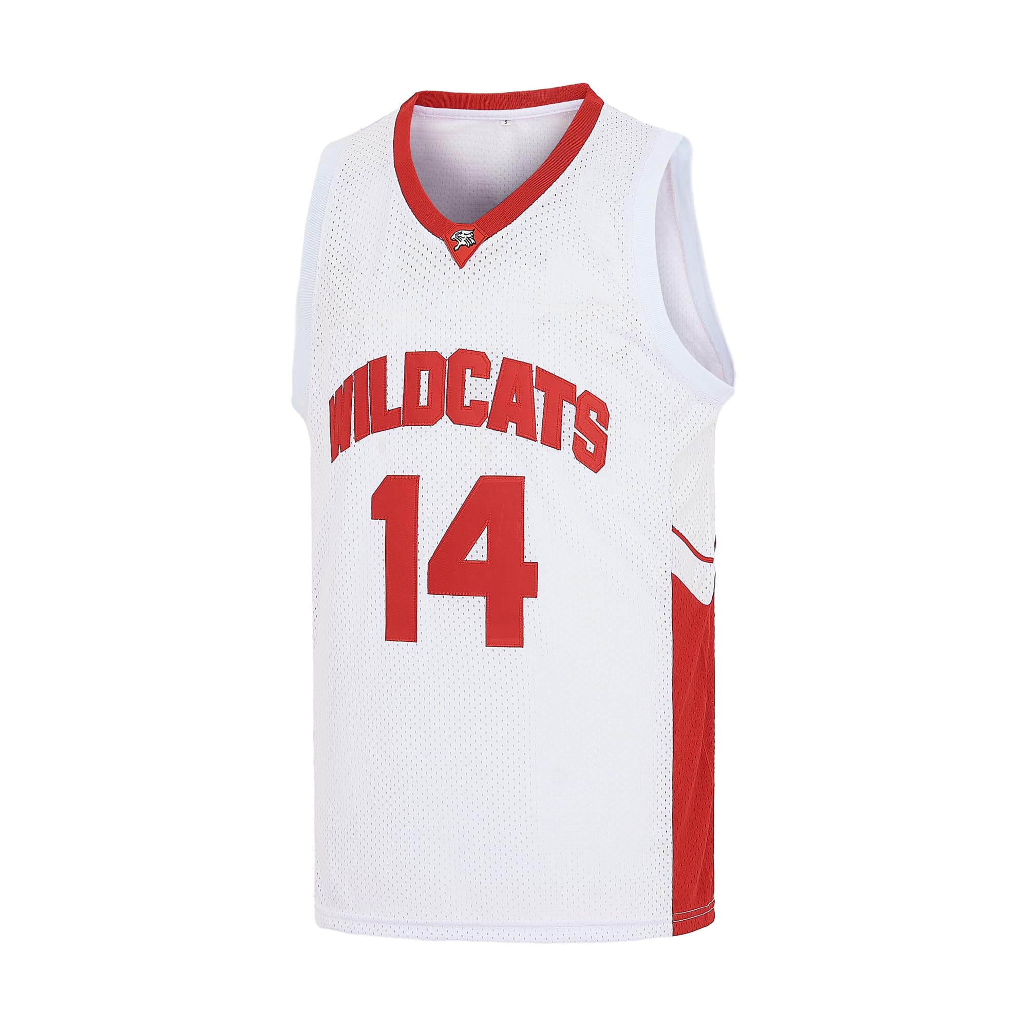 WILDCATS ユニフォーム MEBRACS Camiseta de basquete Wildcats masculina Troy Bolton 8 Chad