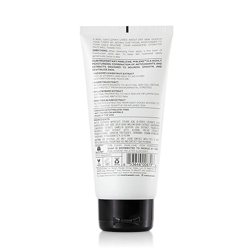 Miniatura 6 de MARLOWE Crema hidratante facial para hombre número 123 6 onzas loción facial ligera diaria para hombres ideal para todo tipo de piel incluye