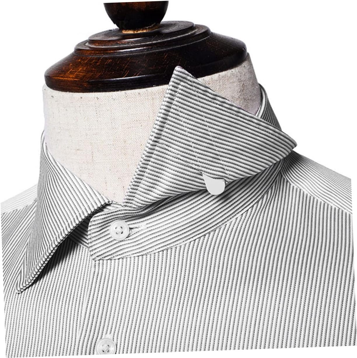 400pcs Collar Stays for Men Shirt Collar Inserts Shaper Prevent Wrinkles Maintain Dress Shirt Shape Smooth Rounded Edges for Formal and Denim