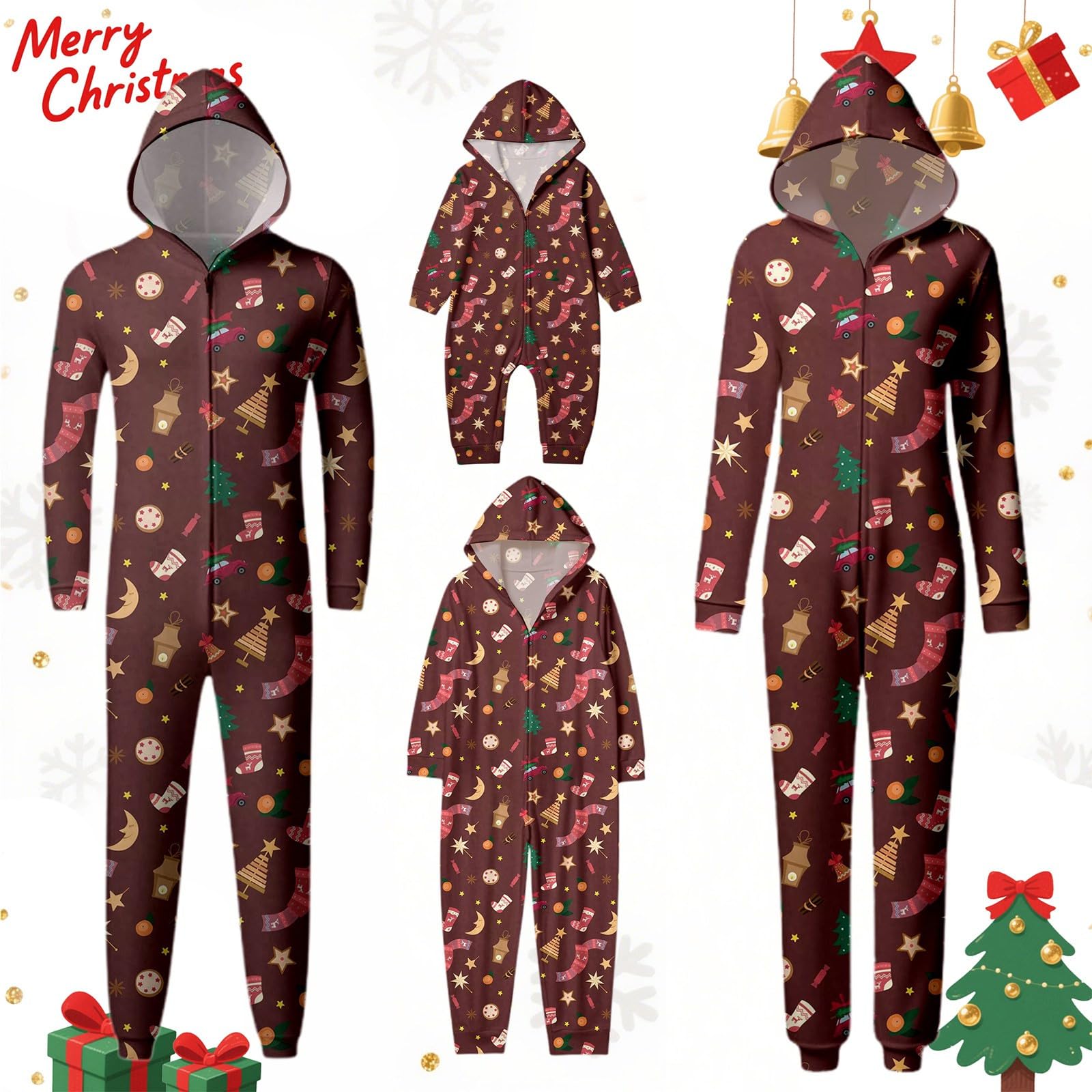 Weihnachtspyjama Familie Set Weihnachtsschlafanzüge Family Damen Herren Kinder Weihnachts Schlafanzug Weihnachts Schlafanzug Familie Witzige Lang Winter Weihnachtspyjama