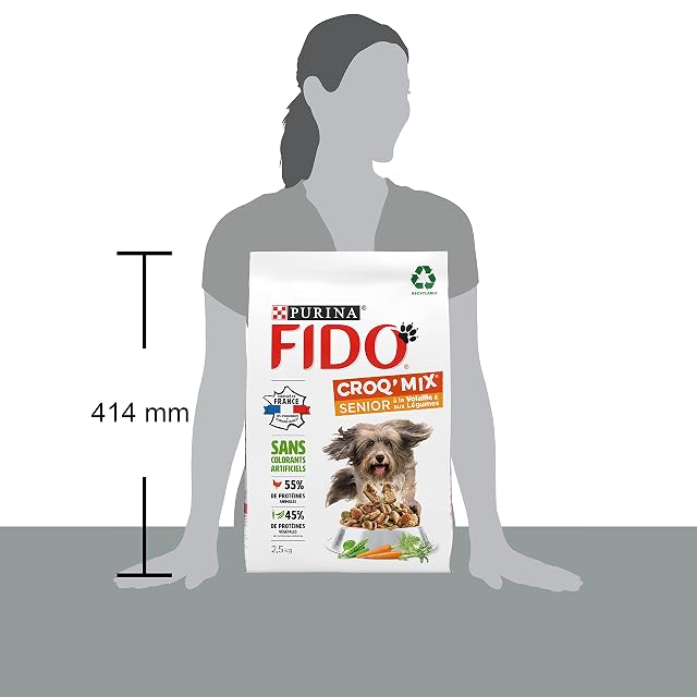 Foto 5 de 5 de Fido Croquetas para Perro Senior +7 años Carne y Verduras, Bolsa de 2,5 kg