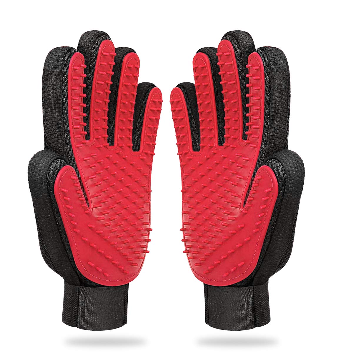 NOYAL Pet Grooming Glove, Cat Hair Remover Glove Brush Gentle