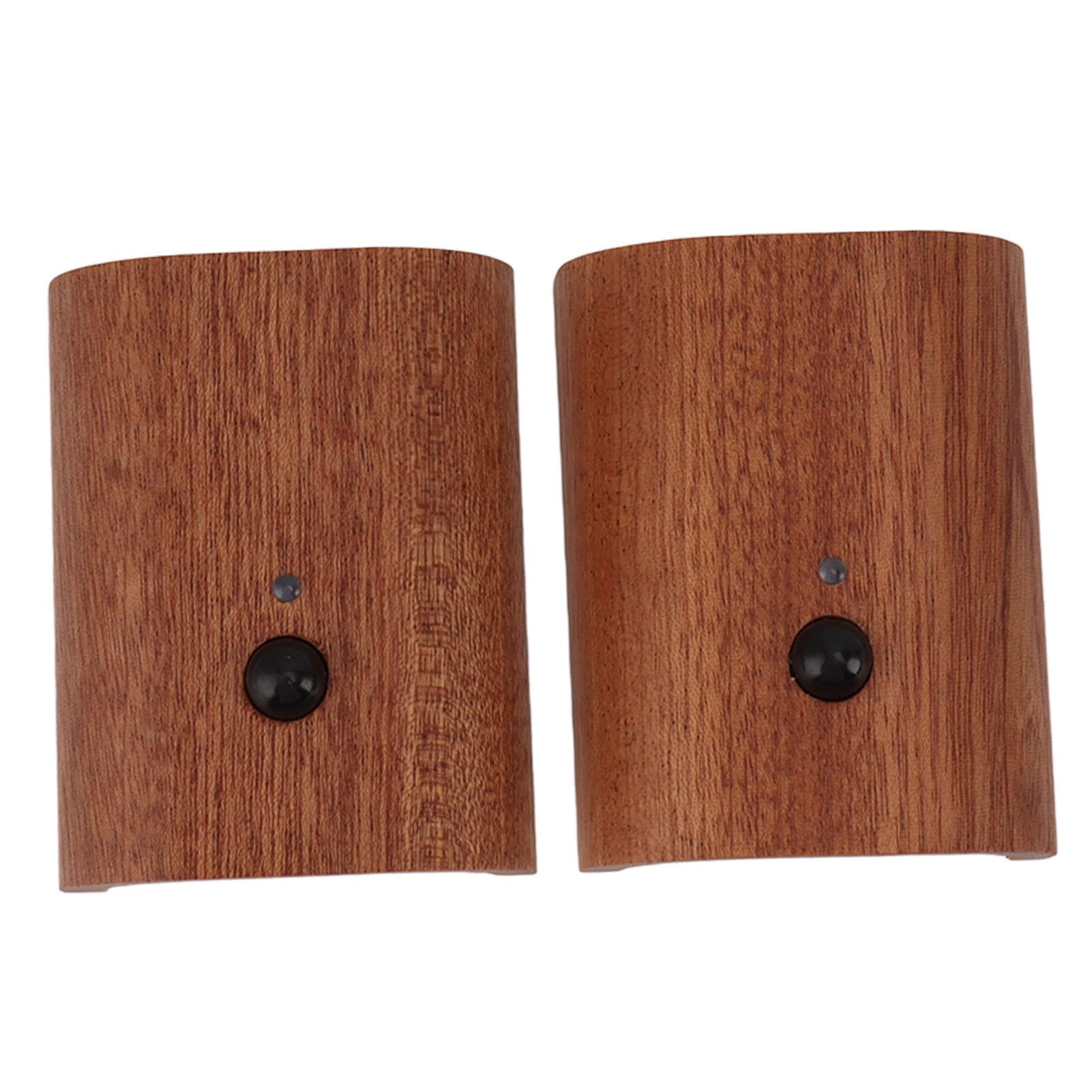 Fydun Luz Nocturna con Sensor de Movimiento de Madera Recargable, 2 Unidades, Luces LED de Pared Magnéticas USB para Pasillo, Escalera y Dormitorio con Enlace Inteligente y Modos de Detección Duales