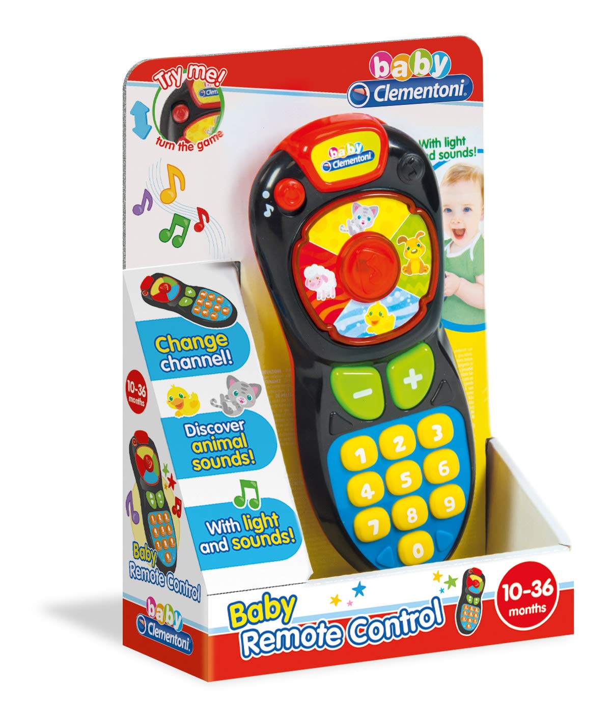 Clementoni Baby Remote Controller, Multi-Colour, 17180