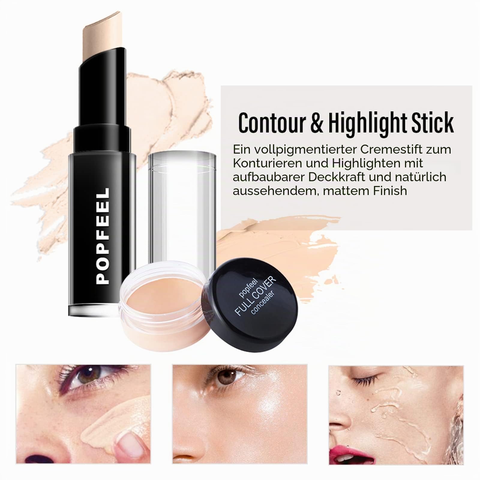 FantasyDay Multifunktions Exquisite Make-up Geschenkset Kosmetik Schmink Kit für Gesicht, Augen und Lippen - Makeup Paletten Schminkkoffer mit Lidschatten Palette, Lippenstift, Rouge, Mascara, Pinsel