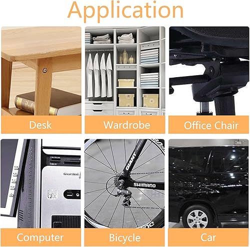 Miniatura 4 de Soporte de broca de ángulo recto de 105 grados, destornillador hexagonal de 1/4 pulgadas y kit de brocas de extensión de ángulo flexible para 105°