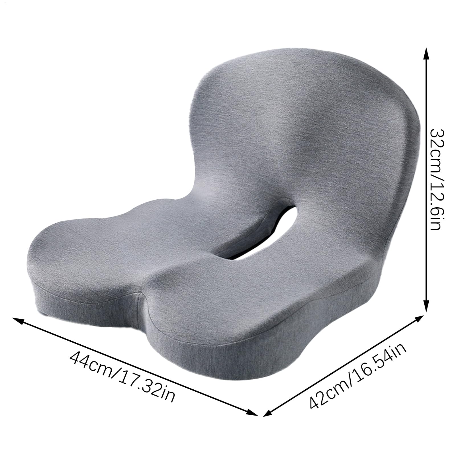 Genérico Cuscino per sedile auto: cuscino per sedile auto | Cuscino in memory foam per sedile conducente di camion, supporto per sedili semi-rimorchi, schienale ergonomico