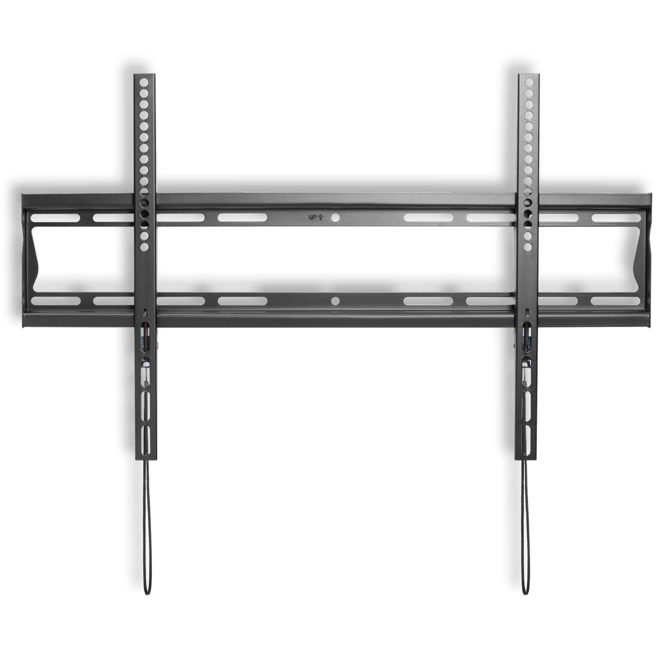 iTECH PLB60 Fixed Wall Mount Bracket for TVs 37”-80” Low Profile Flat To Wall with Strong Steel Construction and Post Installation Adjustment, Universal brand compatibility