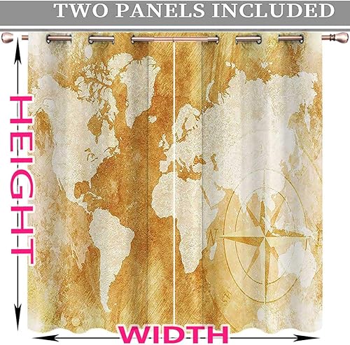Vista 8 de Black and White Cortinas para Sala Elegantes Modernas,Abstract Shapes Temporary Doors for Hallways Pantry Curtain 72in Width by 72in Height