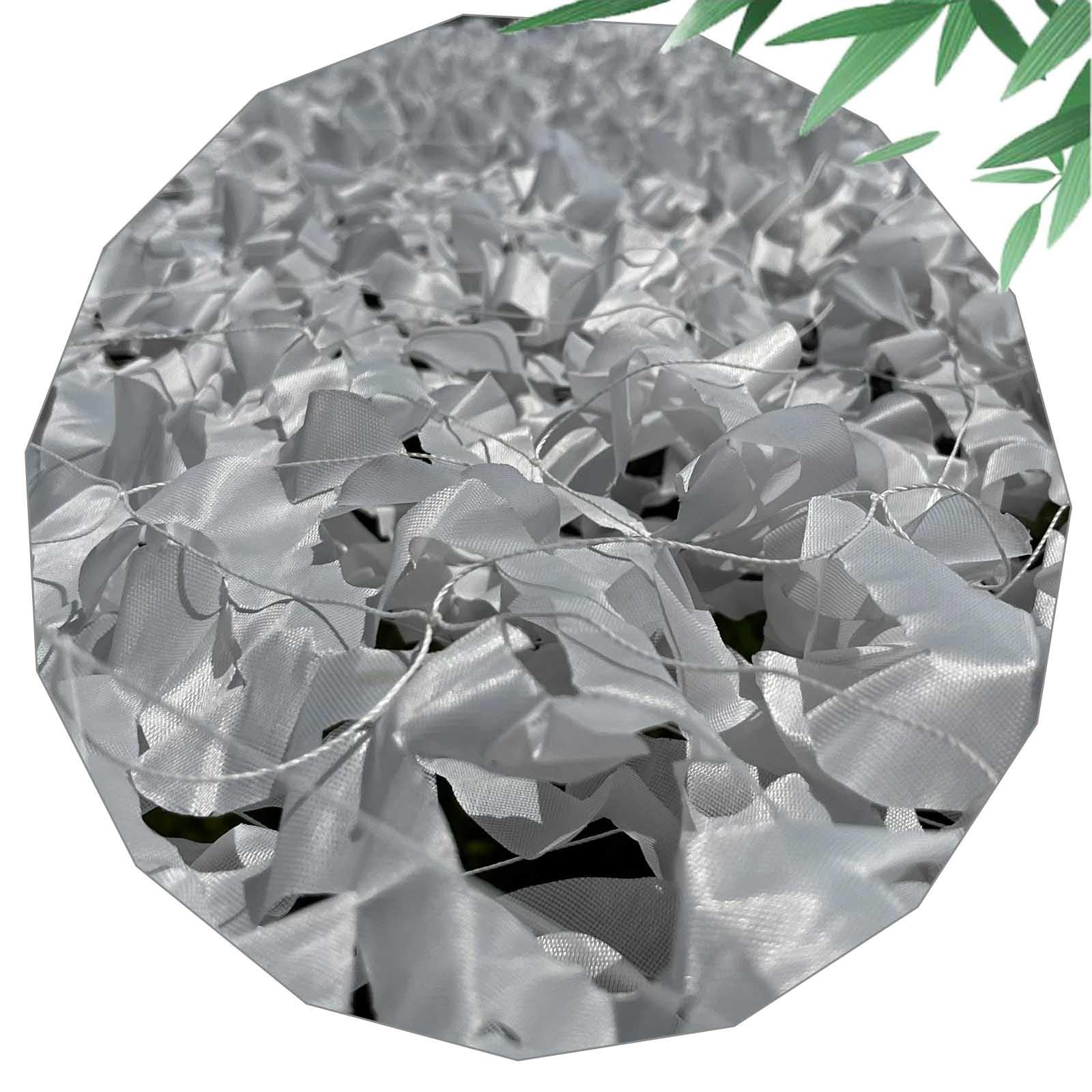 Filet De Camouflage Militaire 3x2 Mètres - Blanc Neige - Idéal Airsoft, Chasse, Paintball