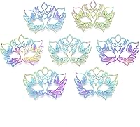 Vista 3 de Mega Pet Acero Inoxidable Filigrana Juntas Enlaces Metal Grabado Colorido #Elefante.