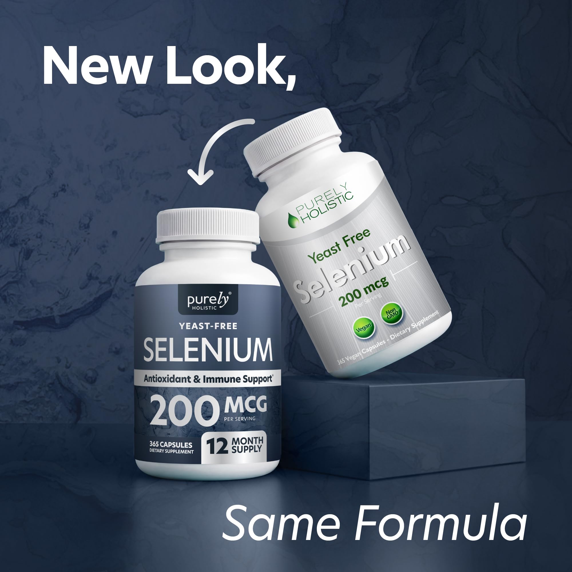 Selenium 200mcg Capsules, 1 Year Supply, Yeast-Free Selenomethionine, Vegan — Amazon image 3