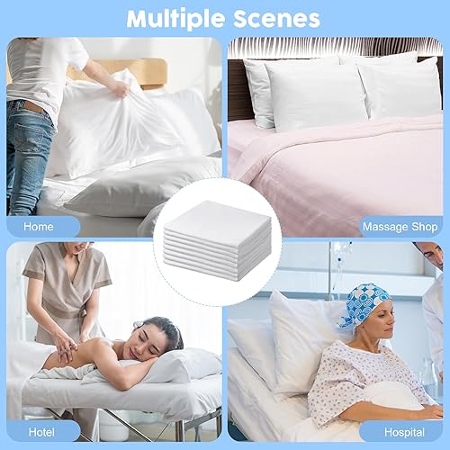 Miniatura 6 de Shimeyao 48 fundas de almohada con cremallera, fundas de almohada estándar a granel, fundas de almohada de algodón suave y transpirable, fundas de