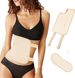 BETAY Castor Oil Pack Wrap, Castor Oil Pack with Adjustable Elastic Strap, Castor Oil Packs for Liver Detox, Castor Oil Pack Wrap Organic Cotton, Castor Oil Wrap for Waist and Neck - Reusable