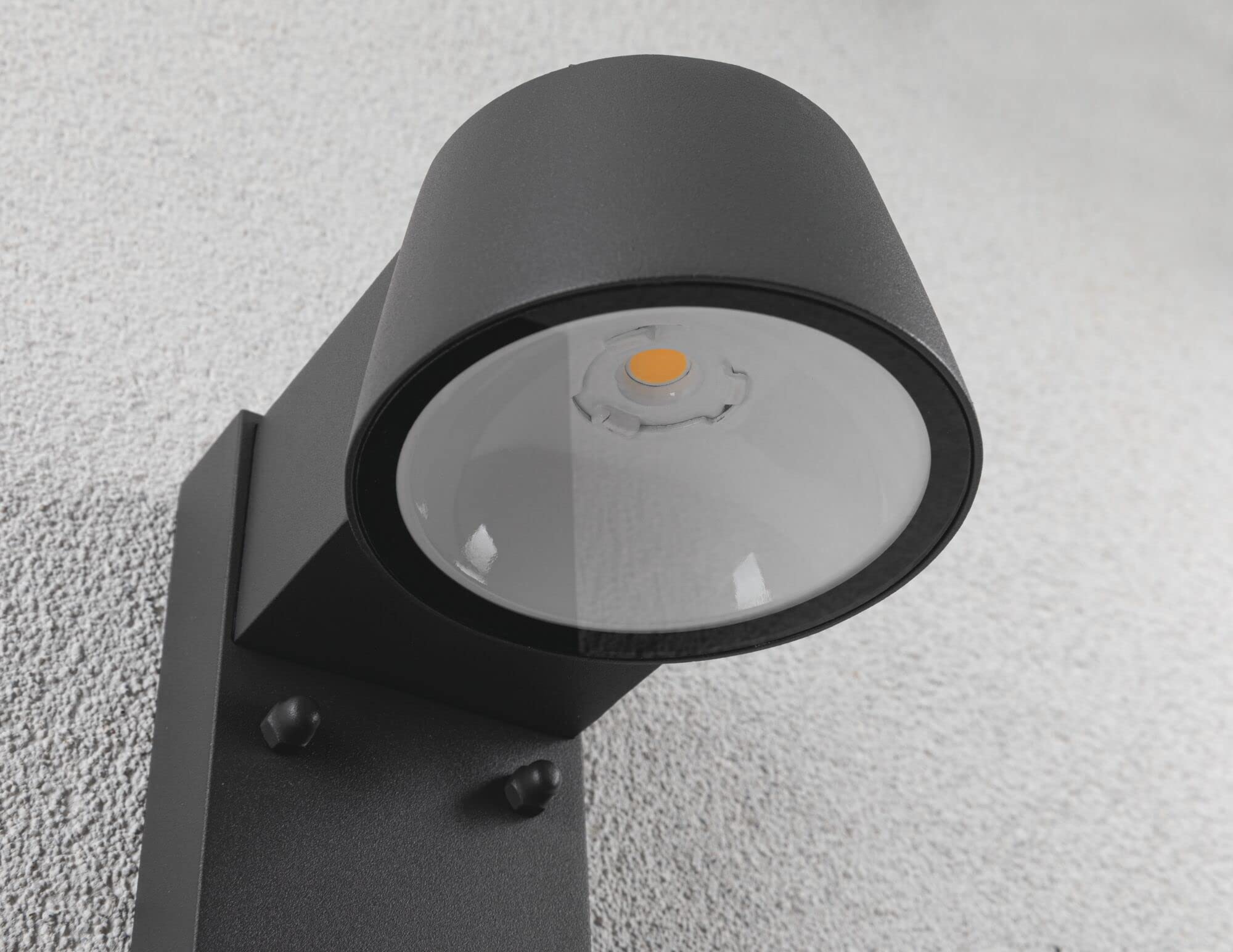 Paulmann 94714 oprawa ścienna LED Capea czujnik ruchu przyjazna owadom IP44 96x153mm Tunable Warm 6W 450lm 98° Czarny