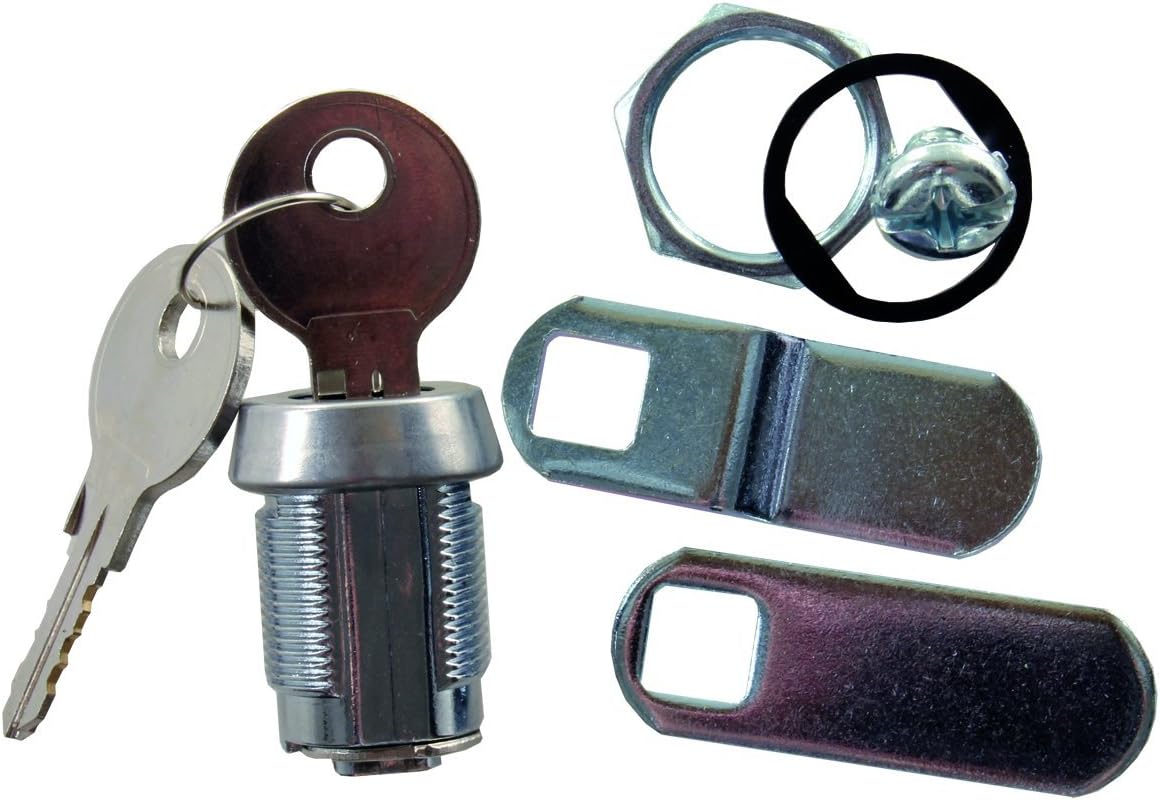 JR Products 00175 Compartment Door Key Lock - 1-1/8"