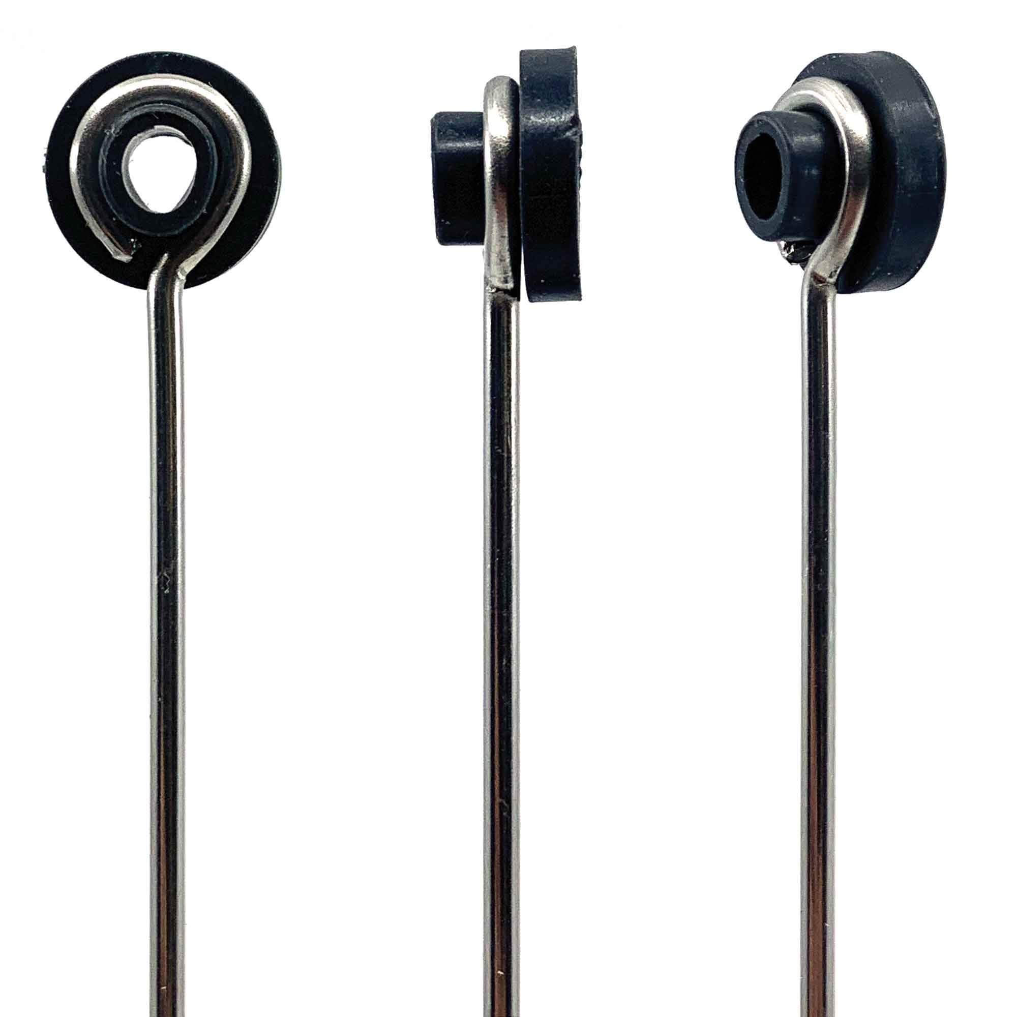 Element Tattoo Supply Tattoo Machine Part Black Rubber Grommets Half 100-pack