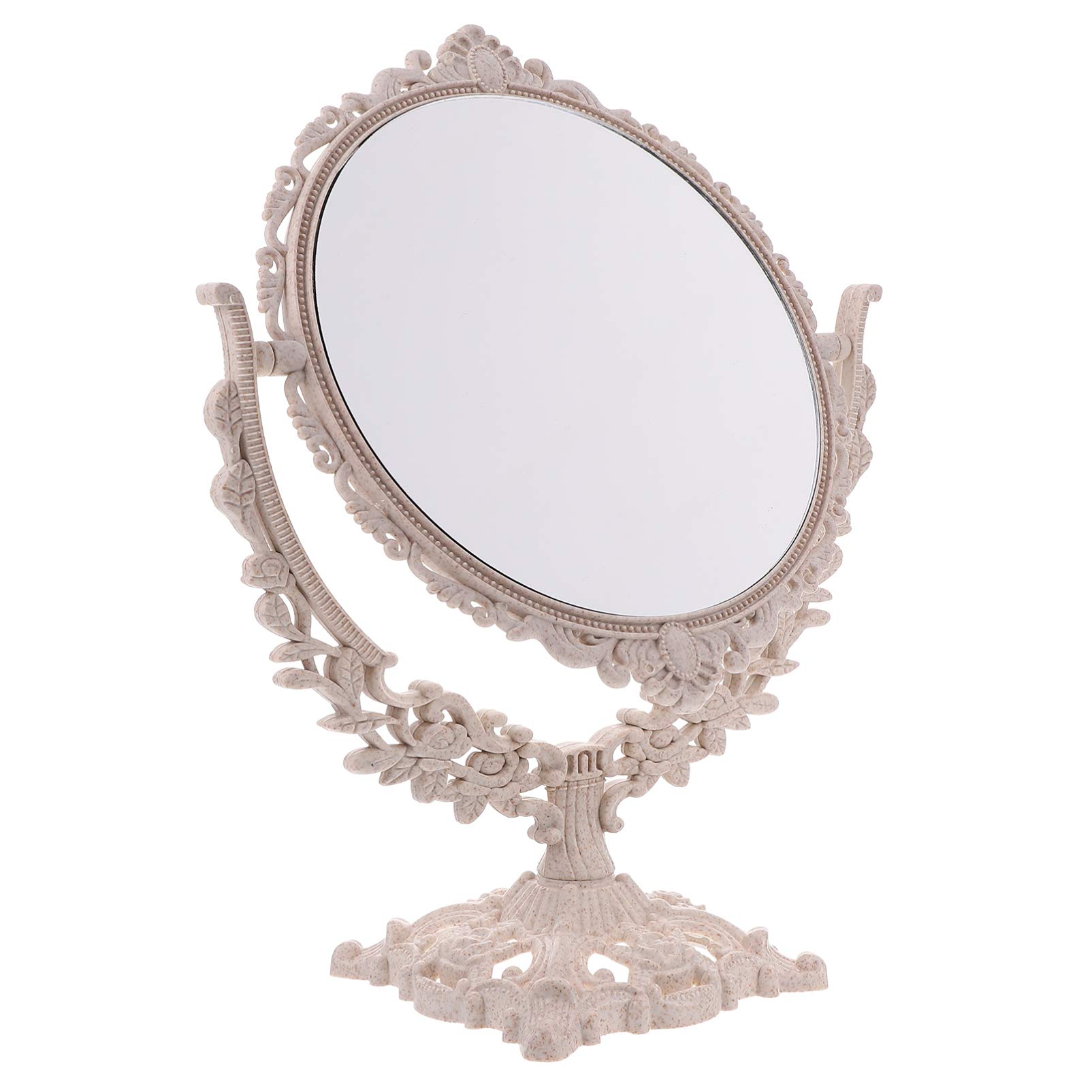 Miroir cosmétique de table rotatif Gatuida pour application de maquillage
