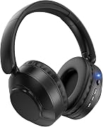 【Amazon.co.jp限定】 ヘッドホン bluetooth5.4 ワイヤレスヘッドホン アクティブノイズキャンセリング(ANC)搭載 最大50時間再生 TFカード&有線&無線対応 40mmドライバー Hi-Fi音質 密閉型 音漏れ防止 軽量198g 折りたたみ可能 IPX5防水 マイク内蔵 3.5mmケーブル付き