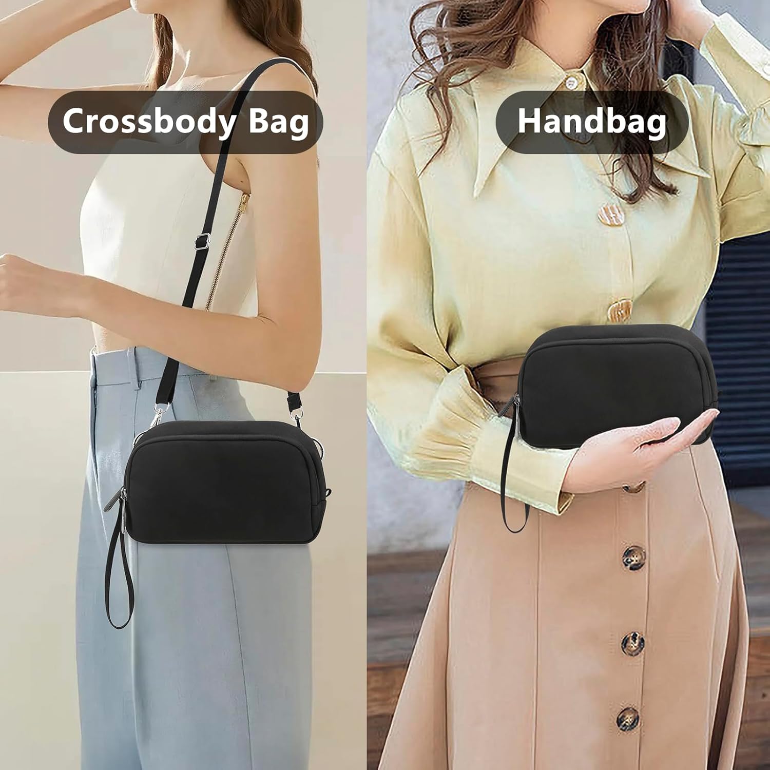 Small Crossbody Bag for Women, Travel Passport Wallet Purse Bag for Men, Neck Pouch Side Shoulder Bag for Shopping,Working Out,Running,Dog Walking - Image 3