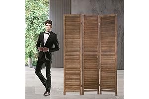3 Panel Room Dividers and Folding Privacy Screens