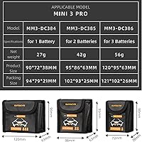 Vista 7 de Bolsa de batería Mini 3 4 Pro Lipo para DJI Mini 4 Pro/Mini 3 Pro/Mini 3 RC Cámara Drone Accesorios a prueba de fuego a prueba de explosiones