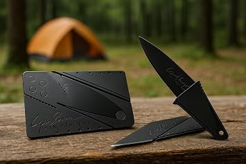 Kredi Kartı Şeklinde Katlanabilir Mini Bıçak – Ultra Hafif, Taşınabilir, Pratik – Cüzdan Tipi Acil Durum Bıçağı