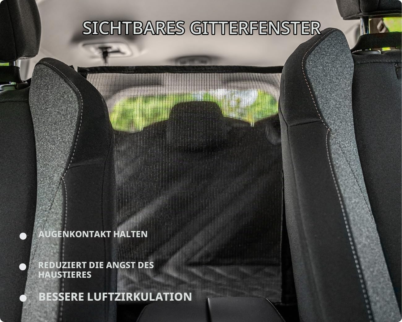 RAGI Hundedecke Auto Rückbank, Hundematte mit Seitenschutz und Reißverschlüsse, Wasserdicht und Kratzfeste Hunde Autositz, Rücksitzbezüge für Auto Van SUV, Hunde Autodecke 145x138 Schwarz
