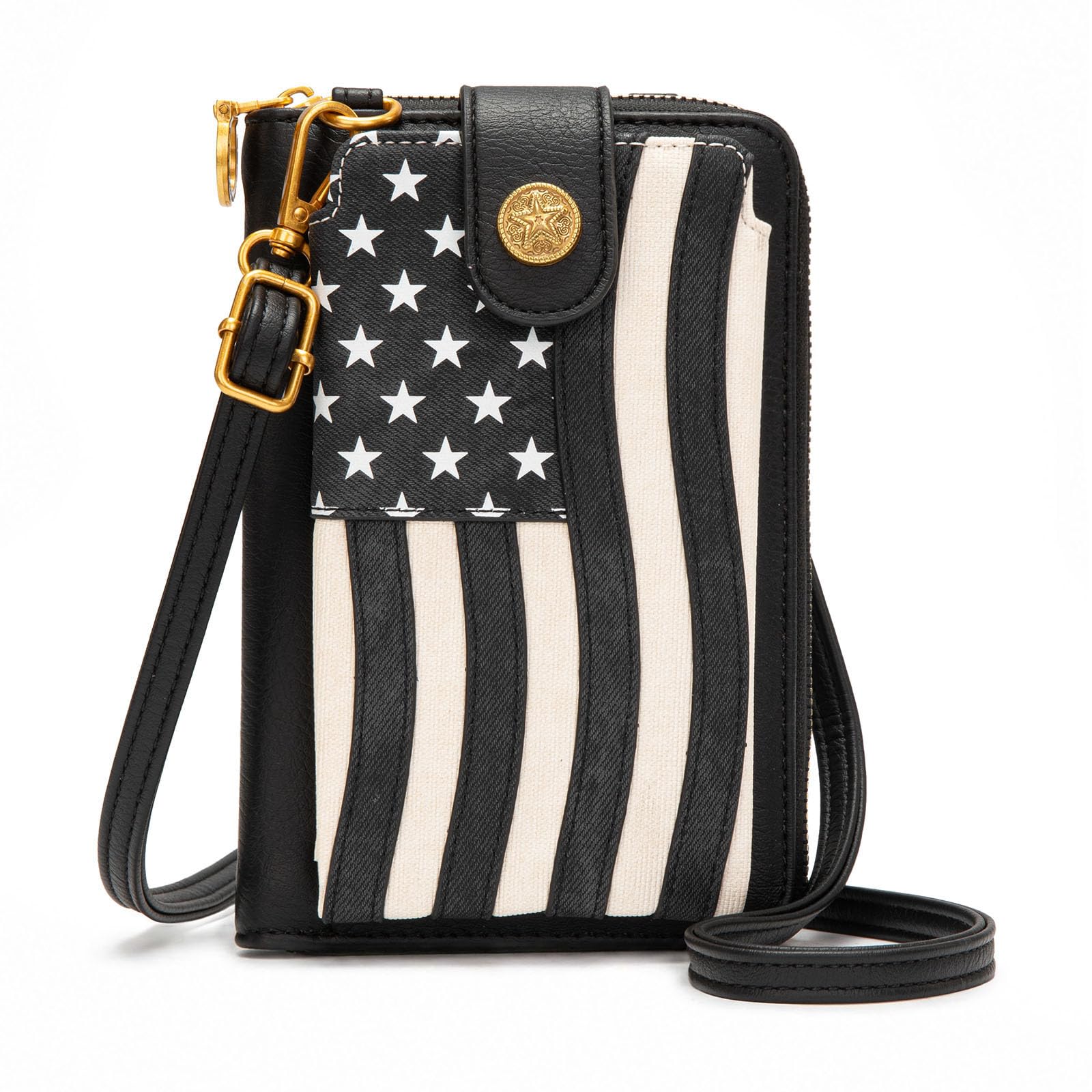 Montana West American Flag Phone Purse for Women