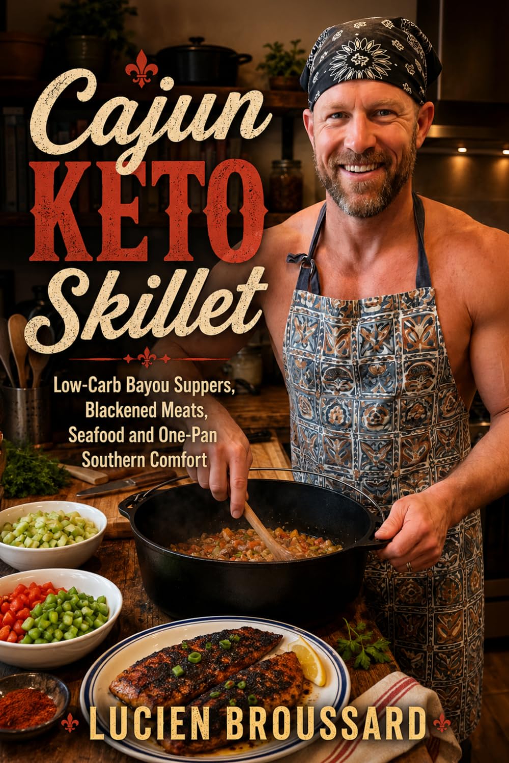 Cajun Keto Skillet: Low-Carb Bayou Suppers, Blackened Meats, Seafood and One-Pan Southern Comfort