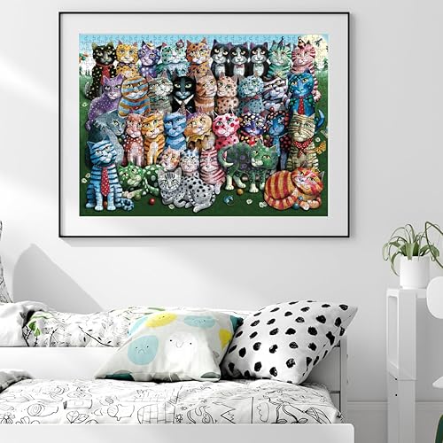 Miniatura 2 de Anatolian Puzzle - Cat Family Reunion, rompecabezas de 1000 piezas, #1030